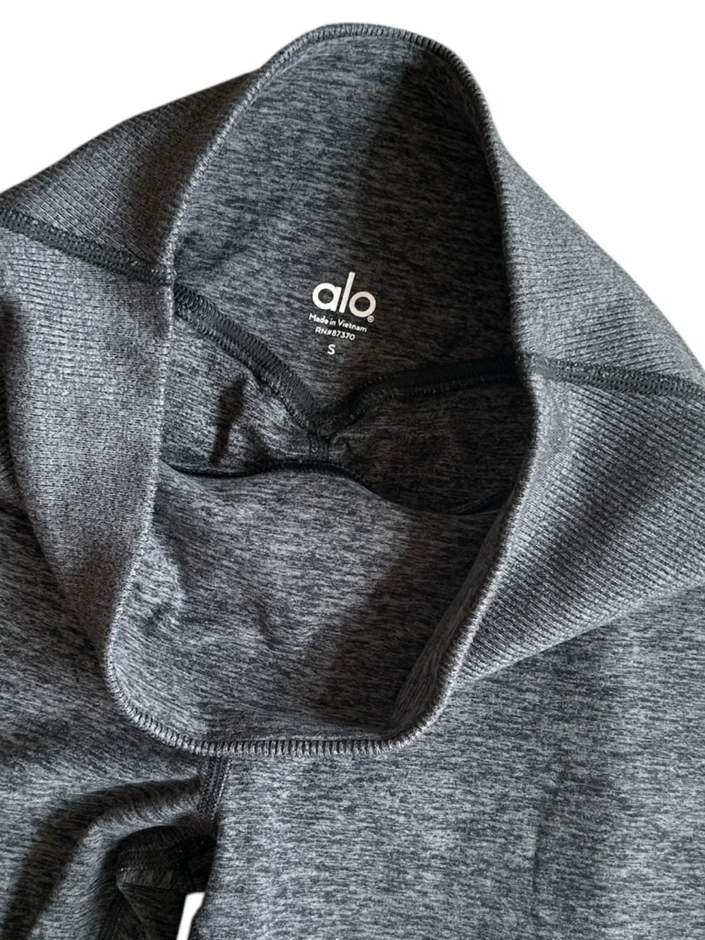 Alo Yoga High-Waist Alosoft Butter Soft Lounge Leggings in Charcoal Grey, Small